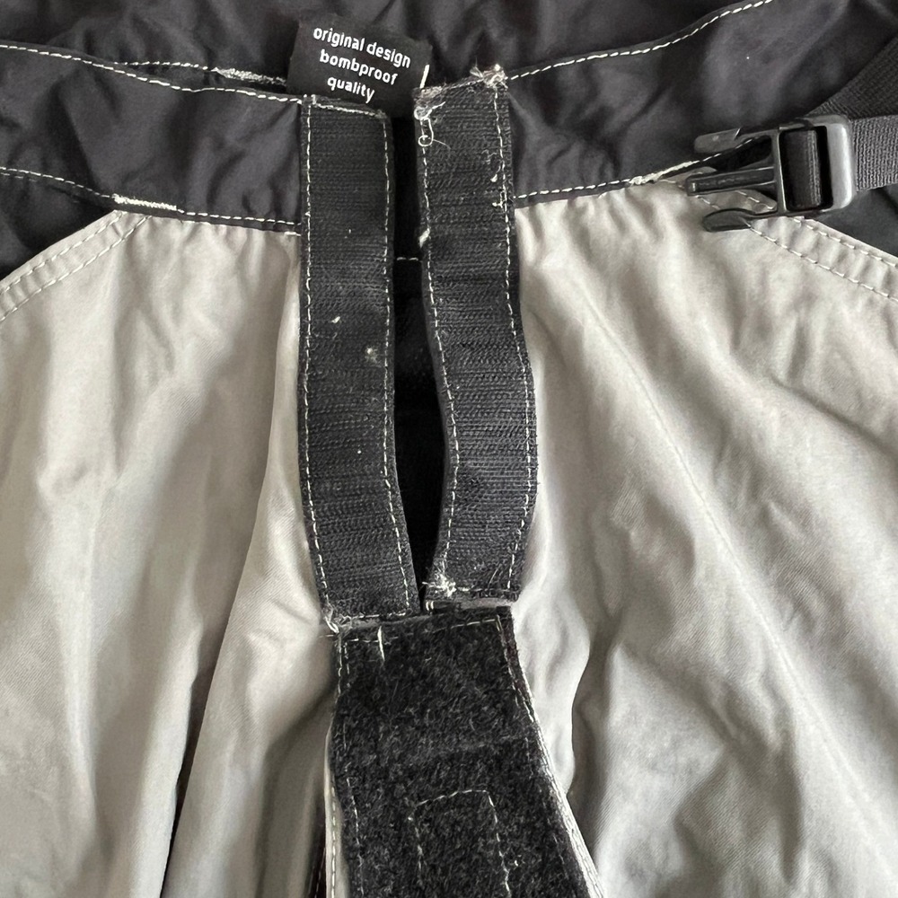Roach MTB Mountain Bike Pants Gray Black Vintage Y2K Mens Large L - Picture 5 of 13
